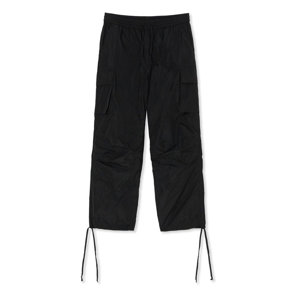 MSGM Black Polyester Cargo Pants