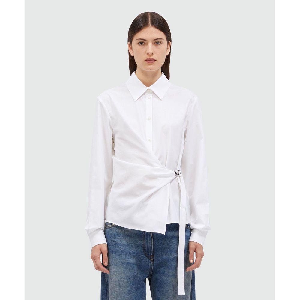 MSGM White Cotton Blouse