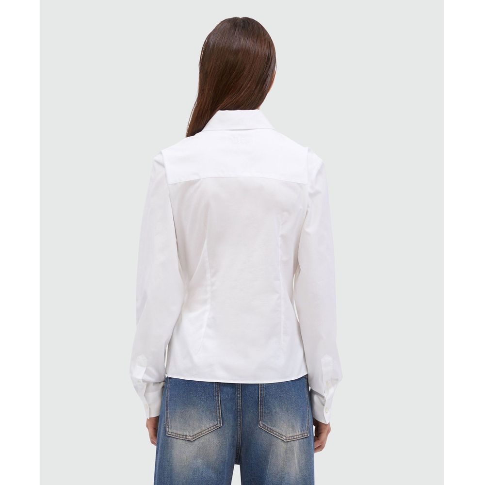 MSGM White Cotton Blouse