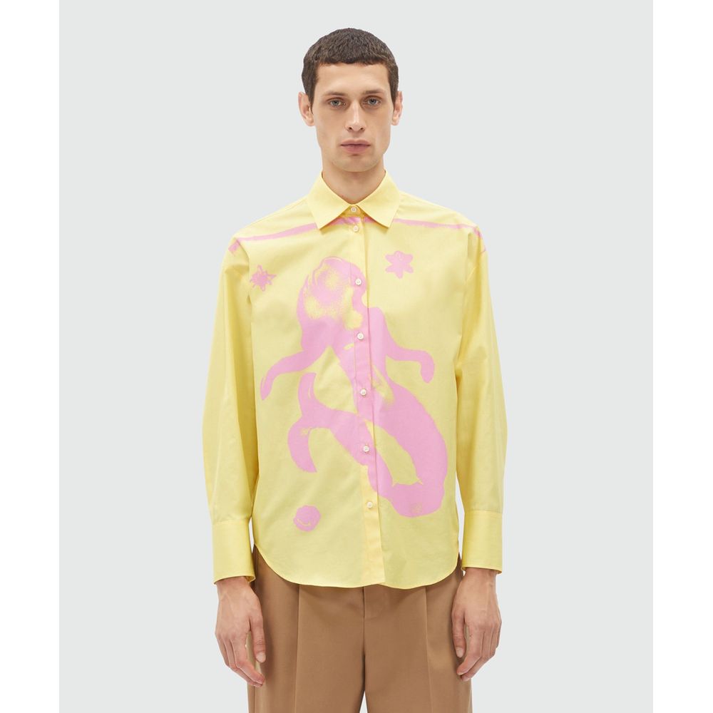 MSGM Bicolor Cotton Blouse