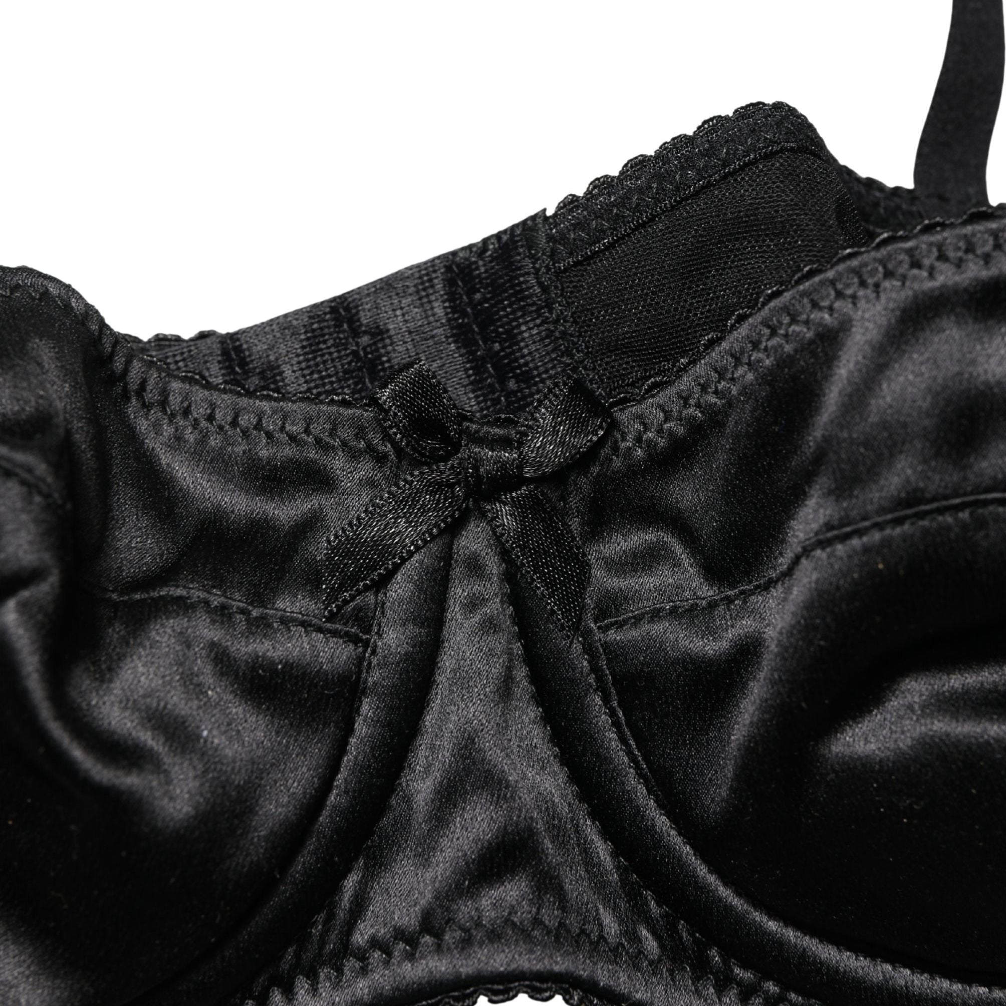 Dolce & Gabbana Black Semi-Pad Underwire Balconette Bra Underwear