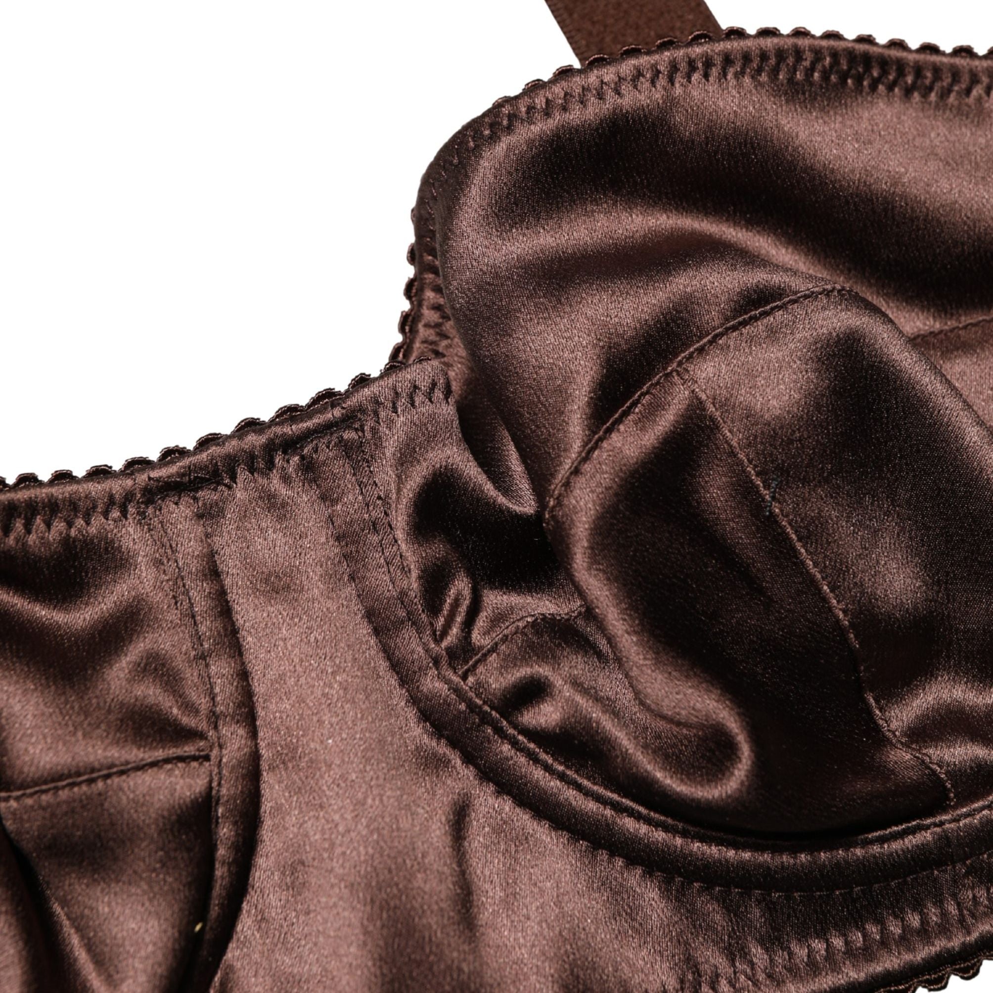 Dolce & Gabbana Brown Semi-Pad Underwire Balconette Underwear