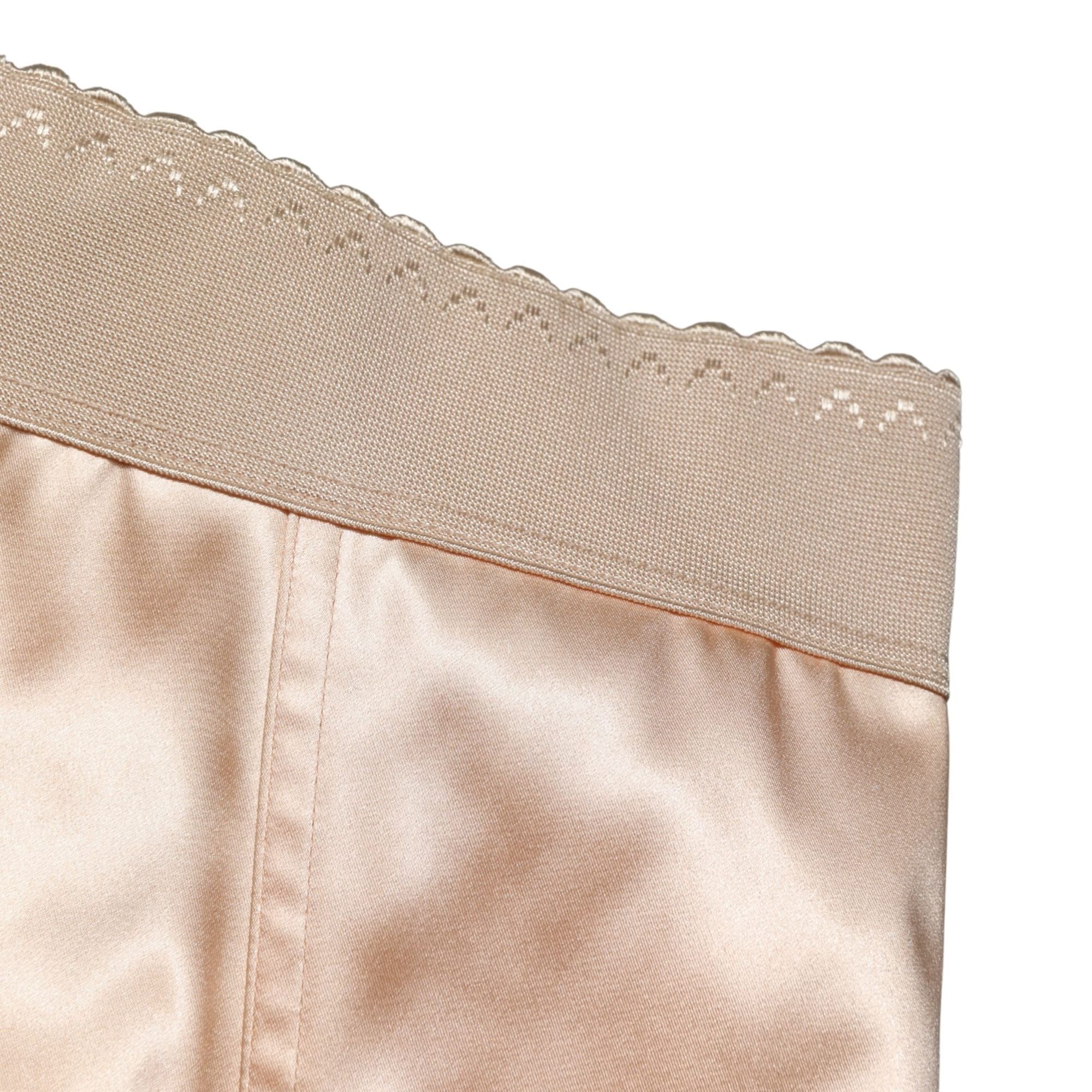 Dolce & Gabbana Beige Silk Blend High Waist Girdle Panty Underwear