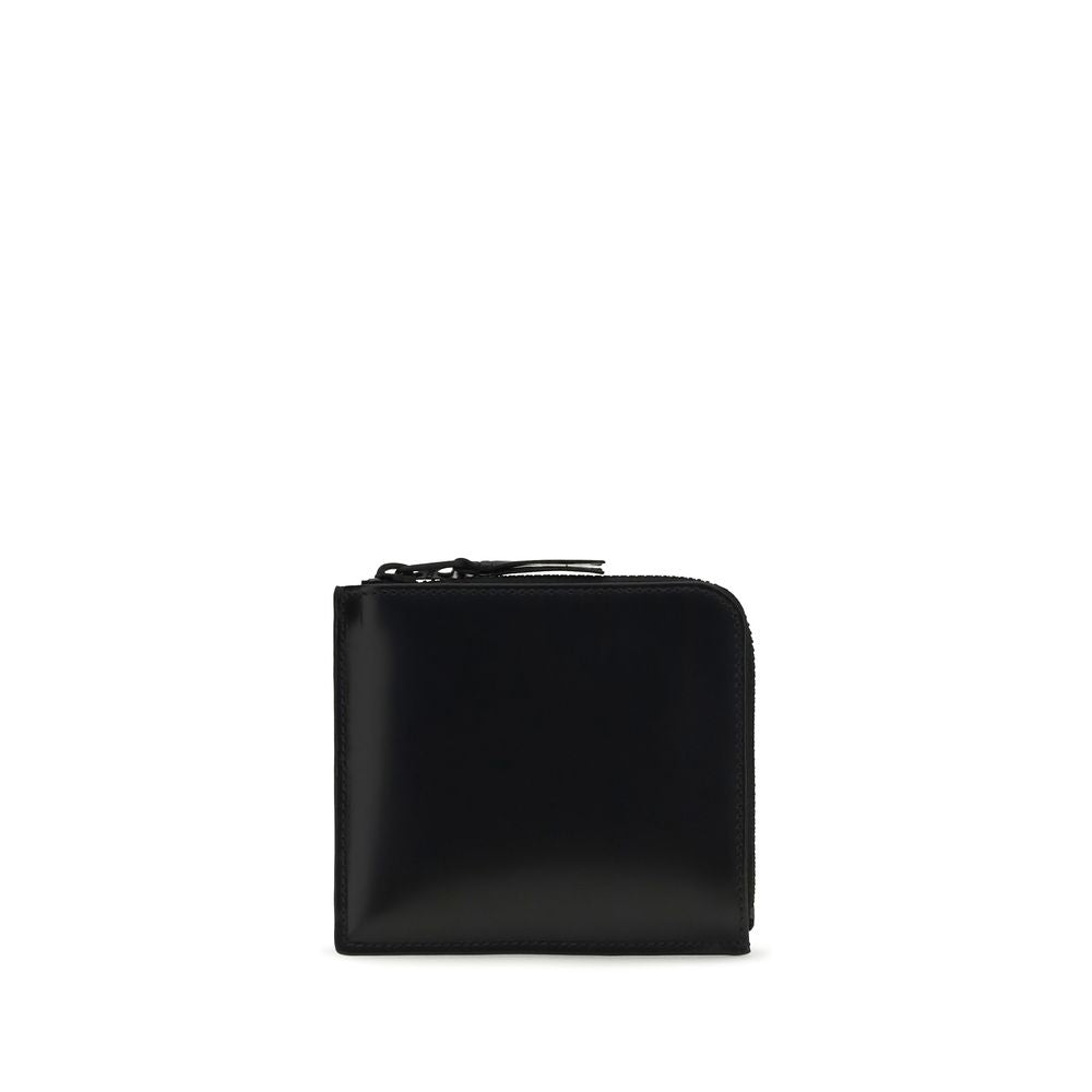 Comme Des Garçons Black Calf Leather Bos Taurus Wallet