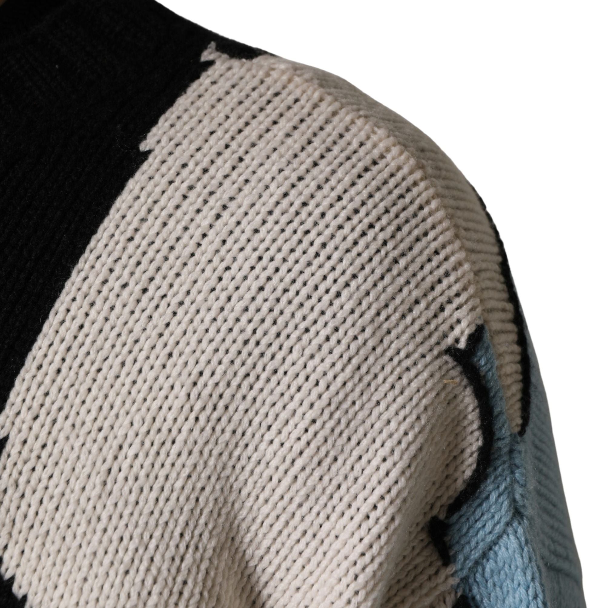 Dolce & Gabbana Black Duck Cashmere CrewNeck Pullover Sweater