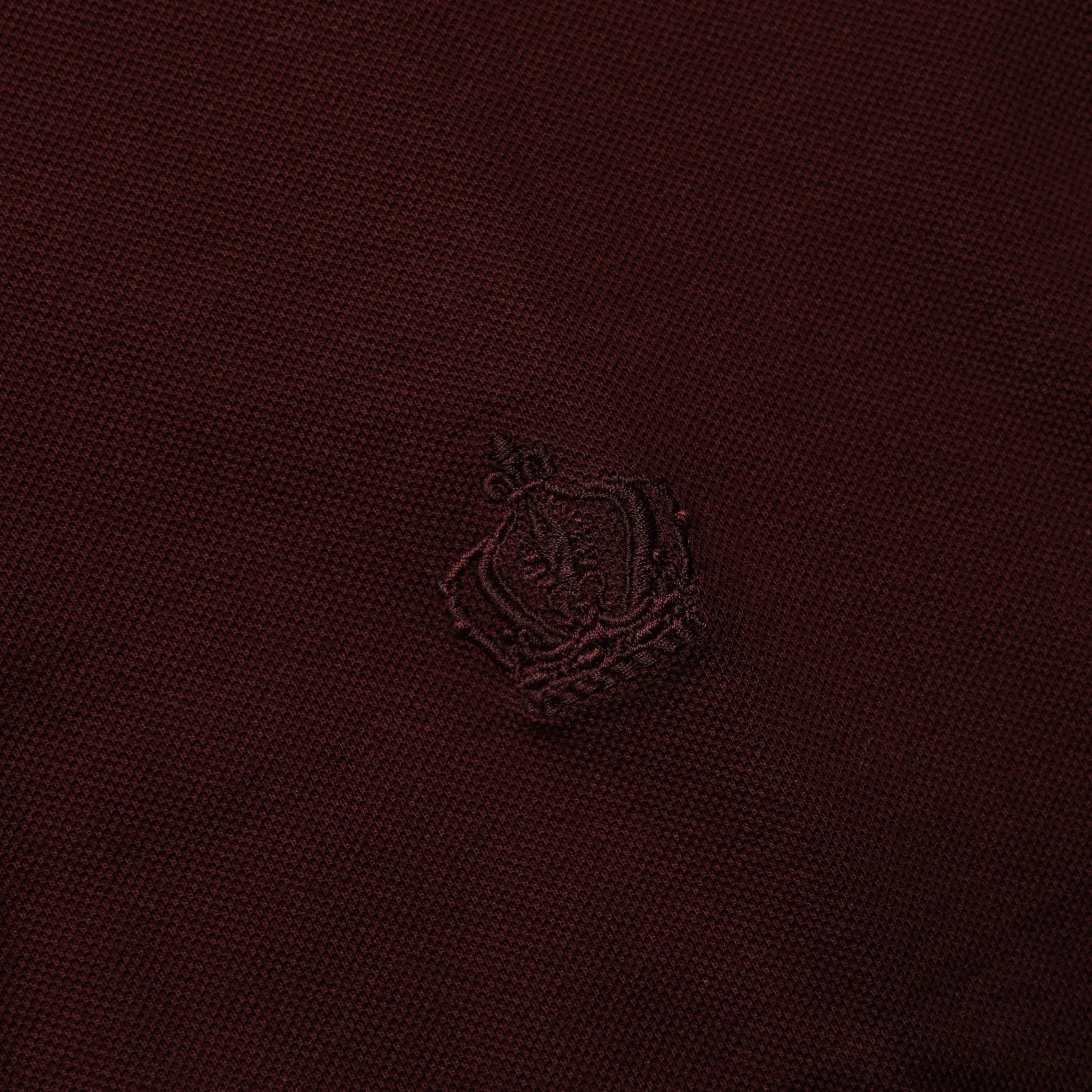 Dolce & Gabbana Maroon Collared Short Sleeves Polo T-shirt