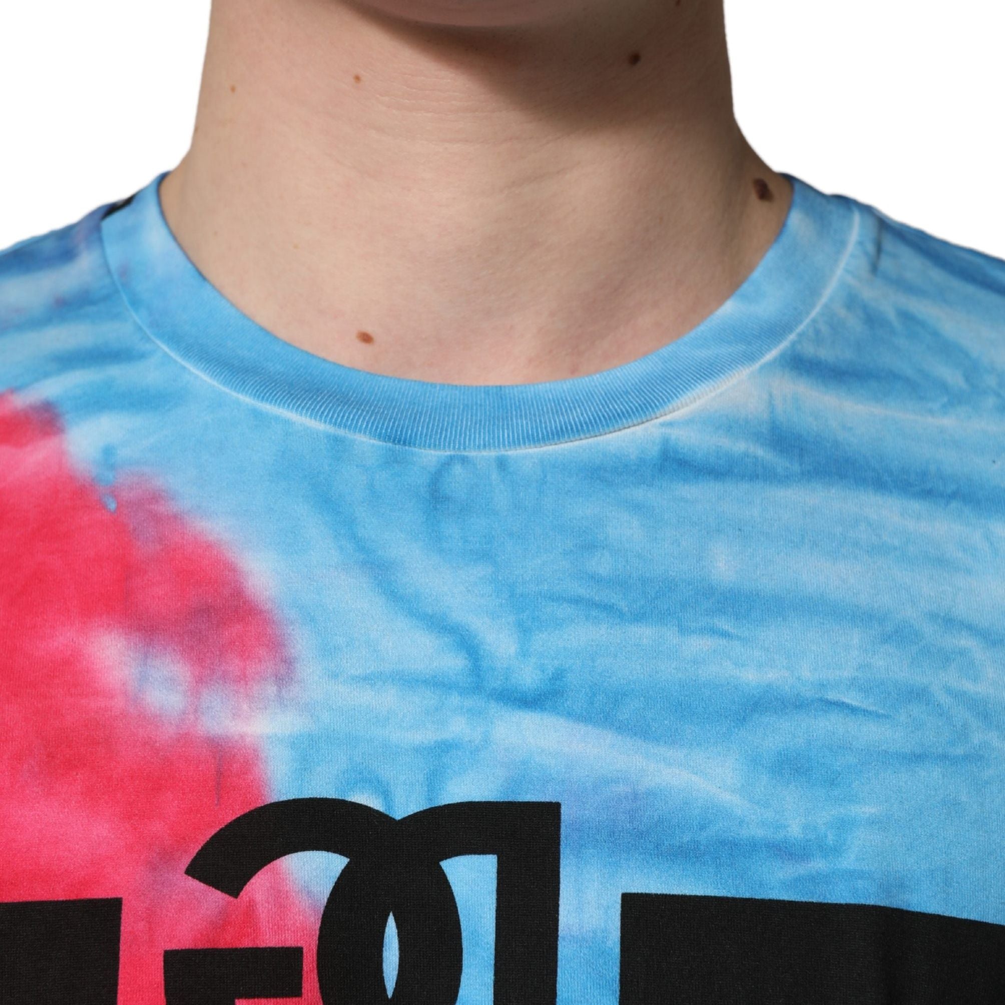 Dolce & Gabbana Multicolor Tie Dye Cotton Sleeveless T-shirt