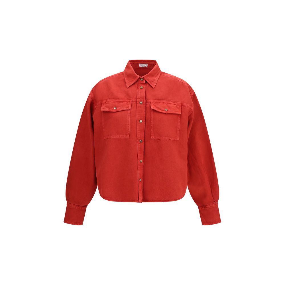 Brunello Cucinelli Multicolor Cotton Dress Shirt