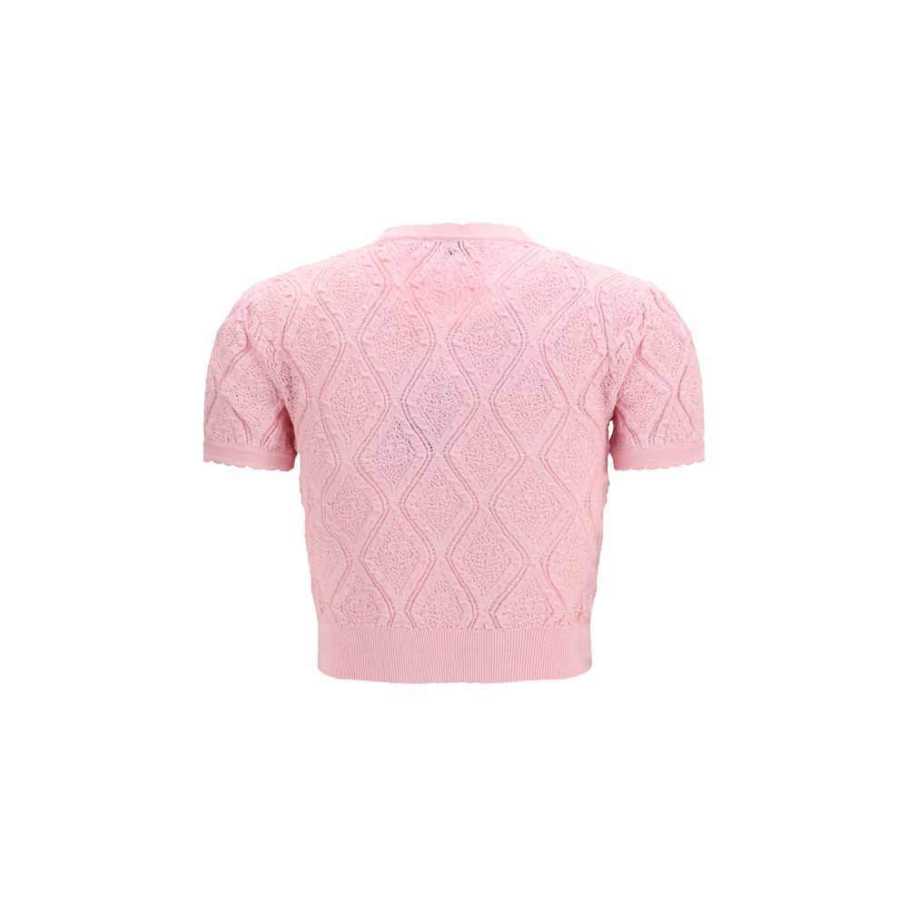 Self-Portrait Multicolor Cotton Blouse