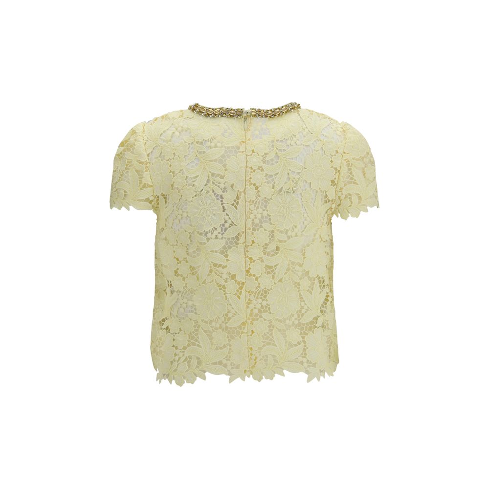 Self-Portrait Bicolor Polyester Blouse