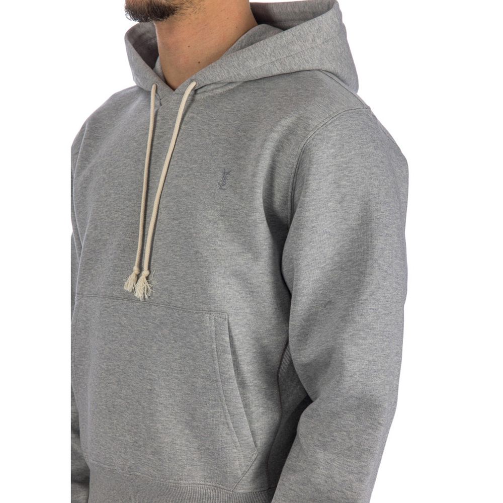 Saint Laurent Gray Cotton Sweatshirt