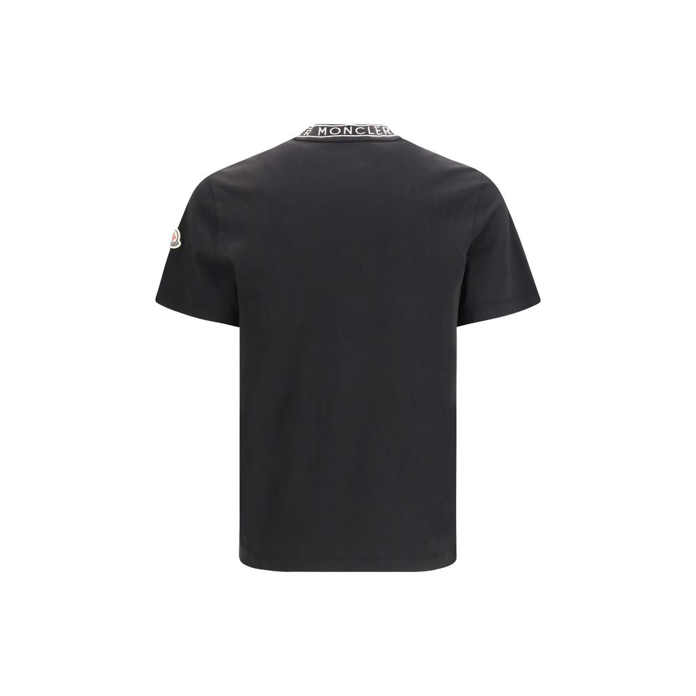 Moncler Black Cotton T-Shirt