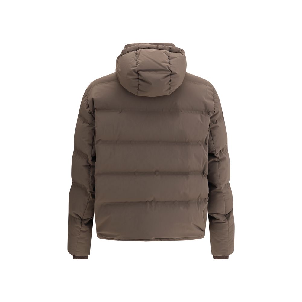 Brunello Cucinelli Brown Polyamide Coat
