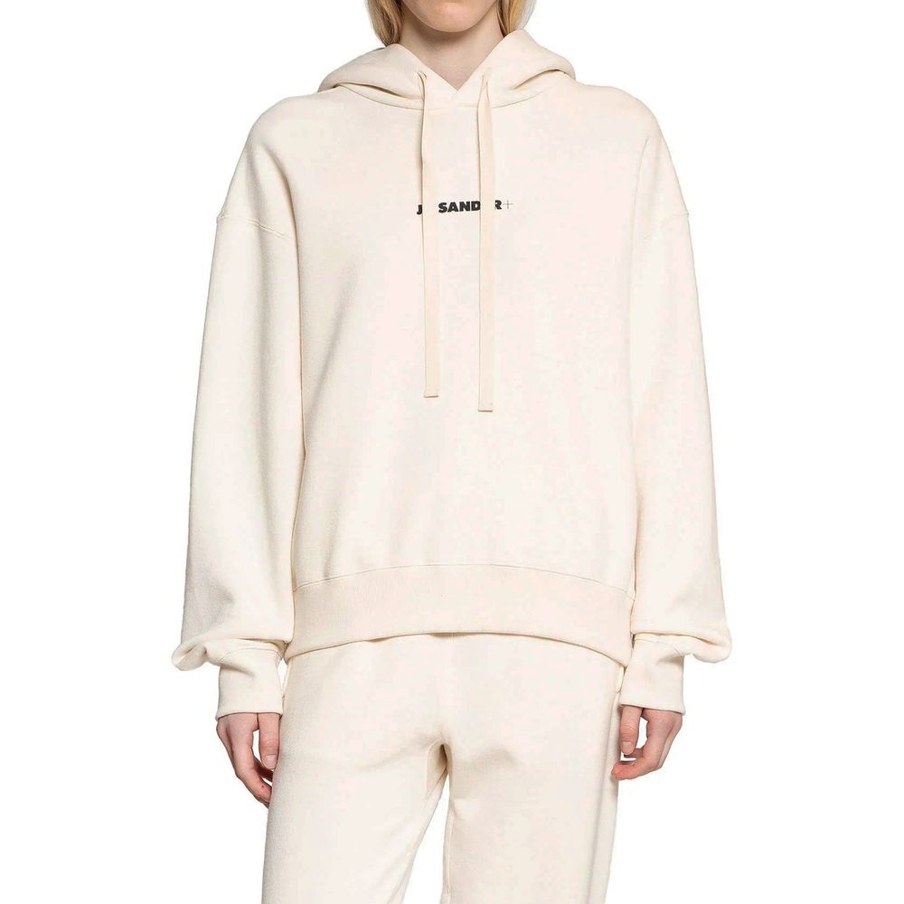 Jil Sander White Cotton Sweatshirt