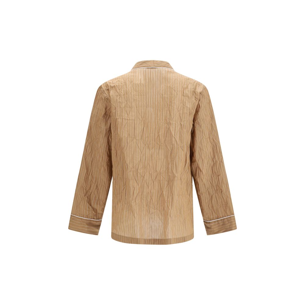 Dolce & Gabbana Beige Linen Robe