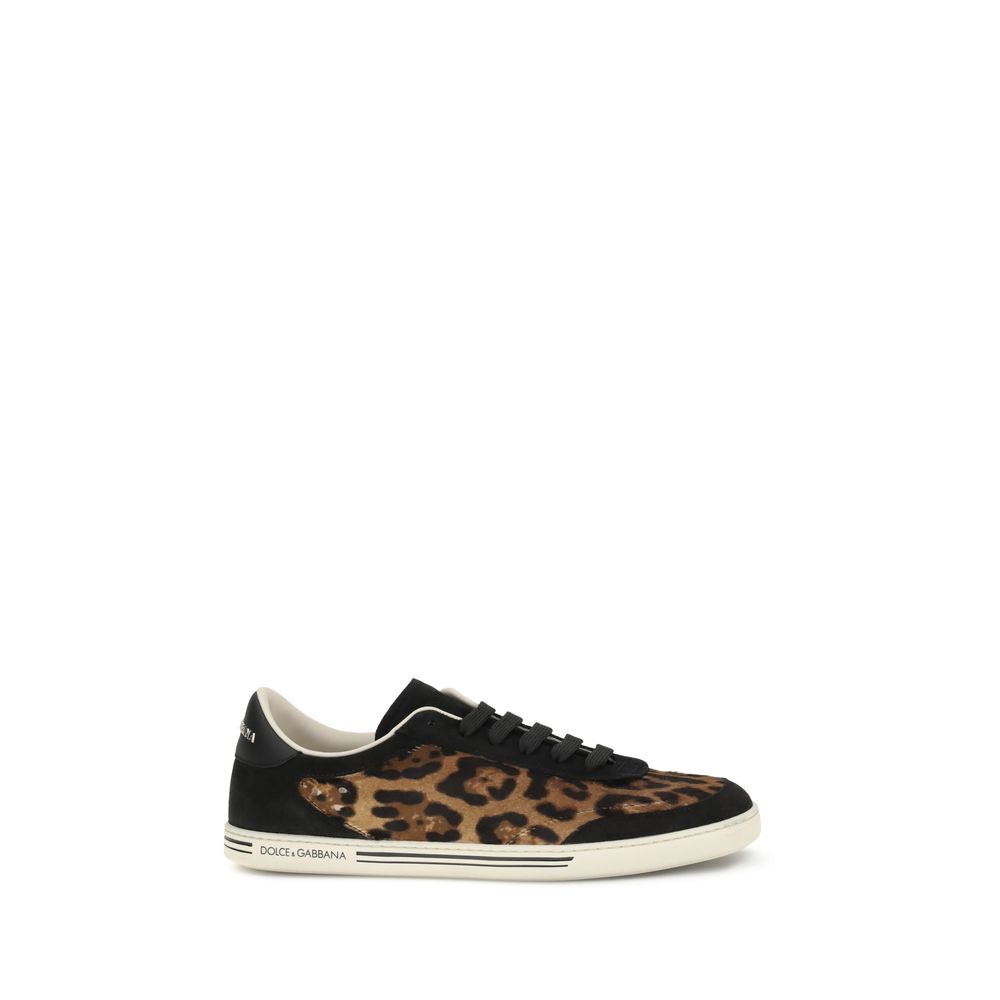 Dolce & Gabbana Multicolor Lamb Ovis Aries Aries Low Top Sneakers