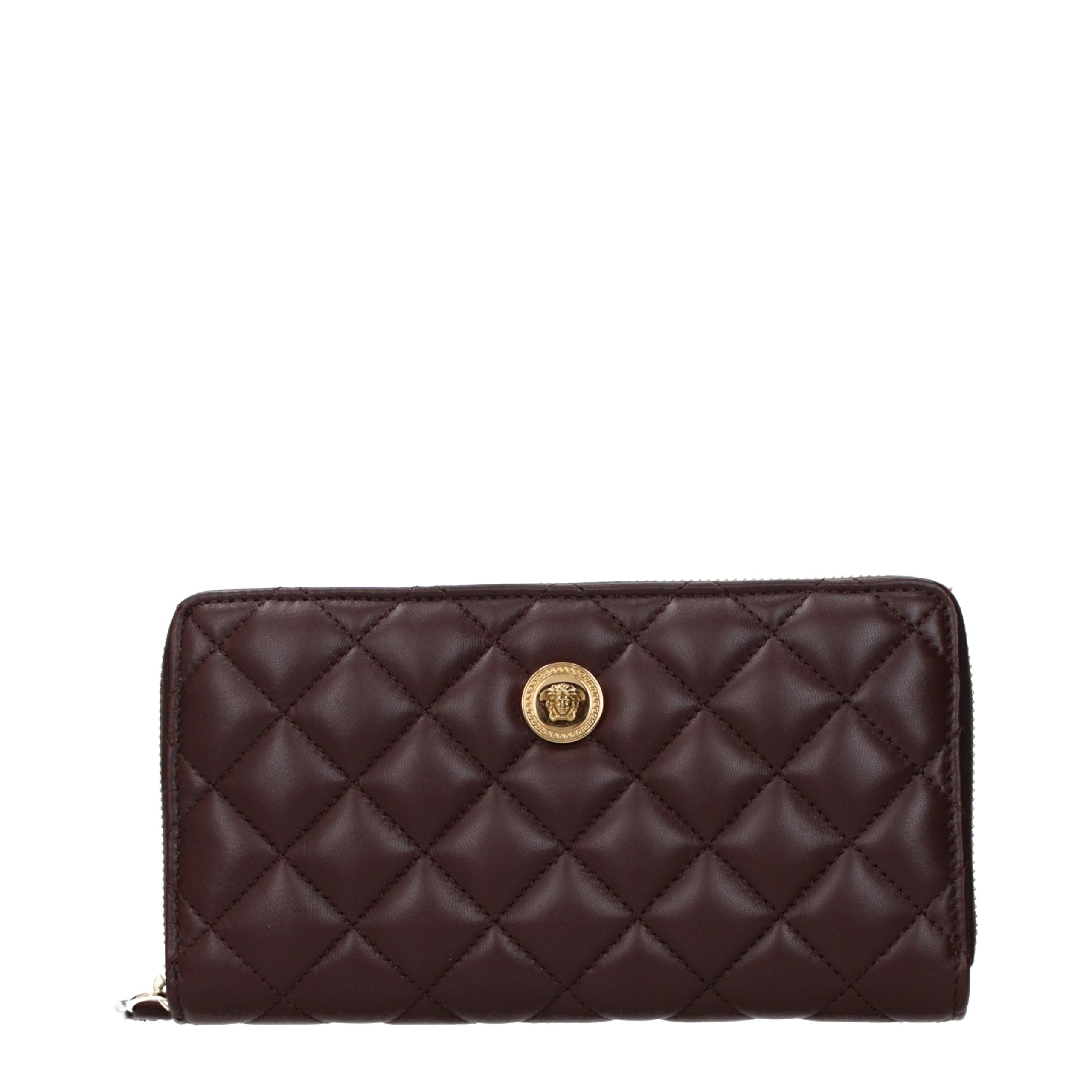 Versace Brown Leather Wallet