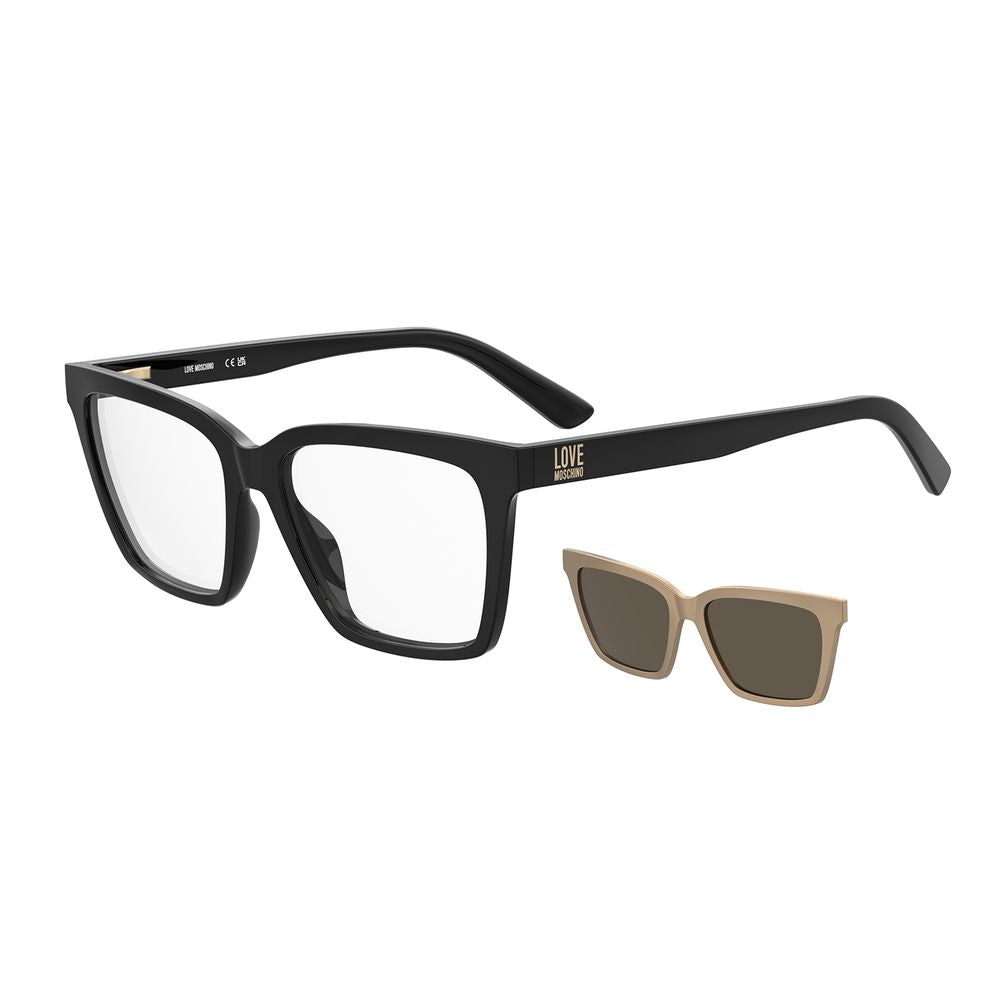Love Moschino Black Acetate Glasses (Frames)