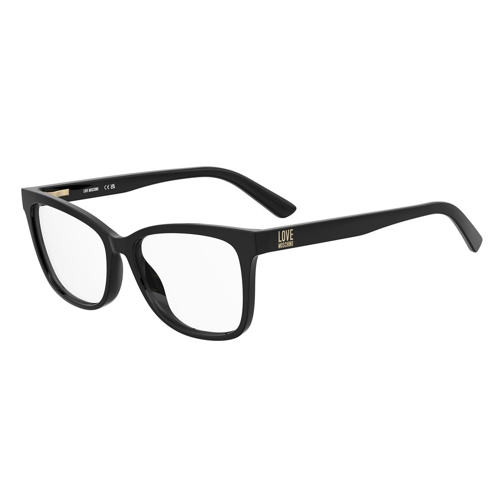 Love Moschino Black Plastic Glasses (Frames)