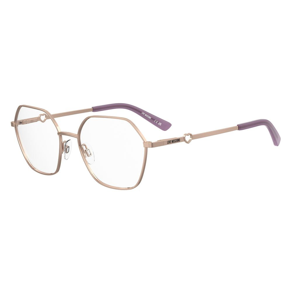 Love Moschino Rose Gold Metal Glasses (Frames)