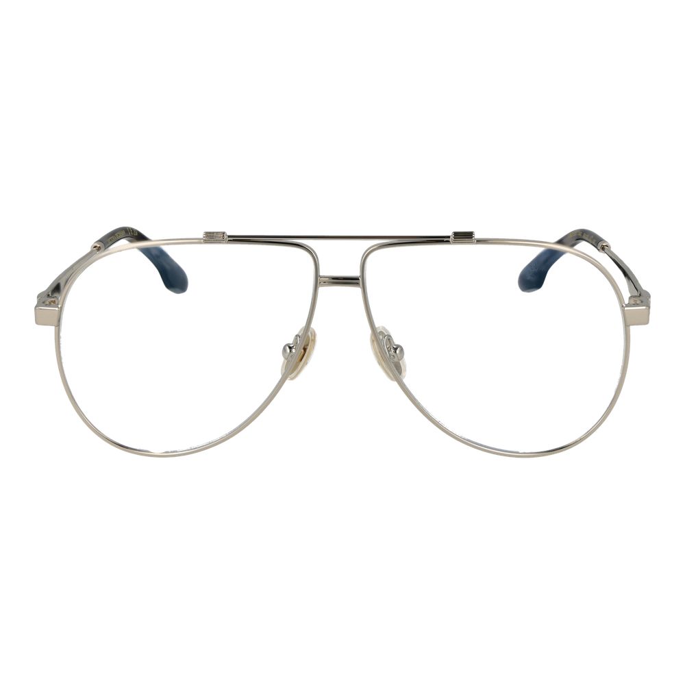 Victoria Beckham Gray Metal Glasses (Frames)