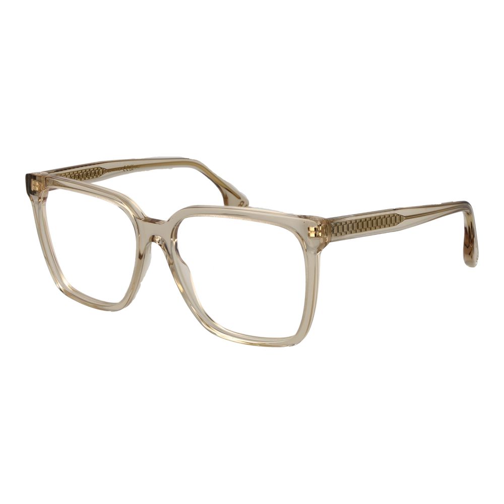 Victoria Beckham Beige Acetate Glasses (Frames)