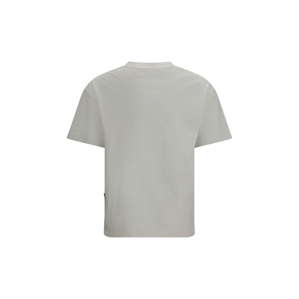 Palm Angels White Cotton T-Shirt