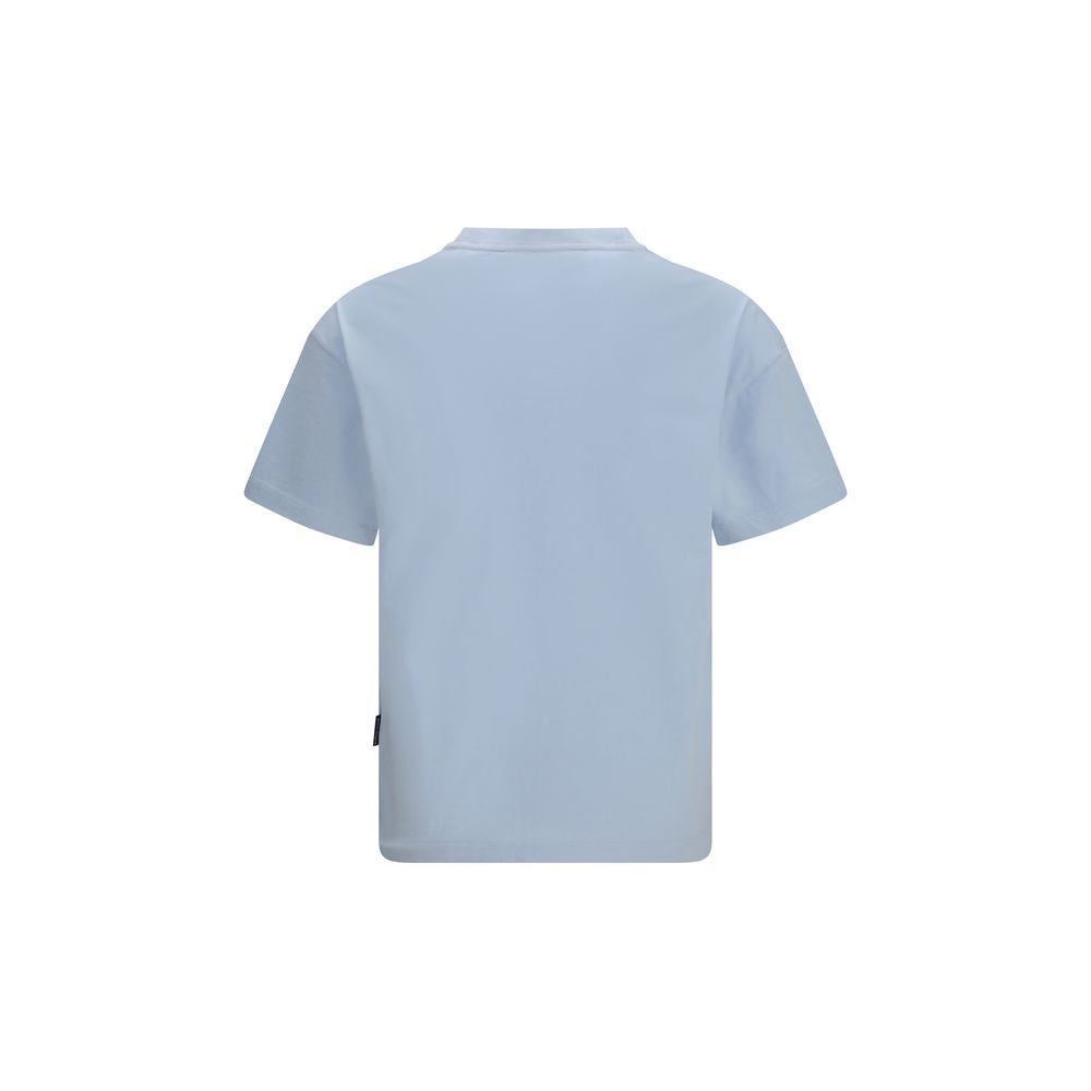 Palm Angels Blue Cotton T-Shirt