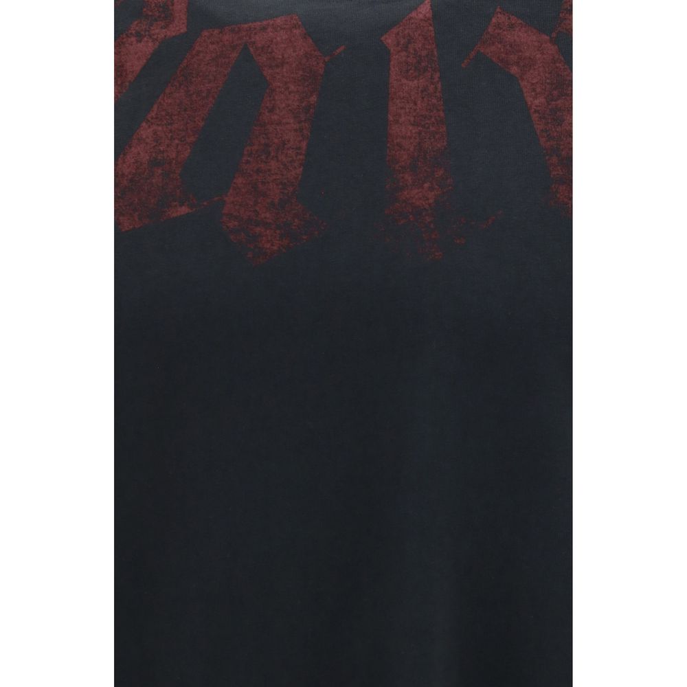 Palm Angels Black Cotton T-Shirt