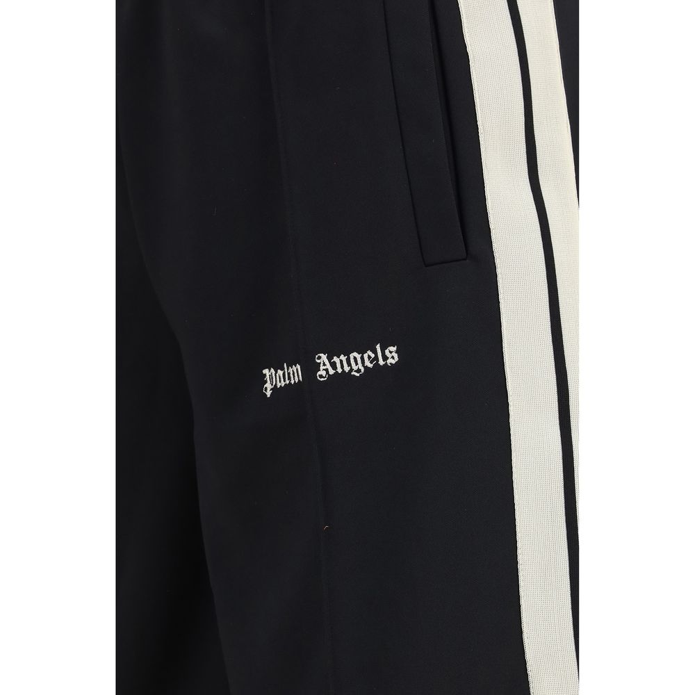 Palm Angels Black Polyester Bermuda Shorts