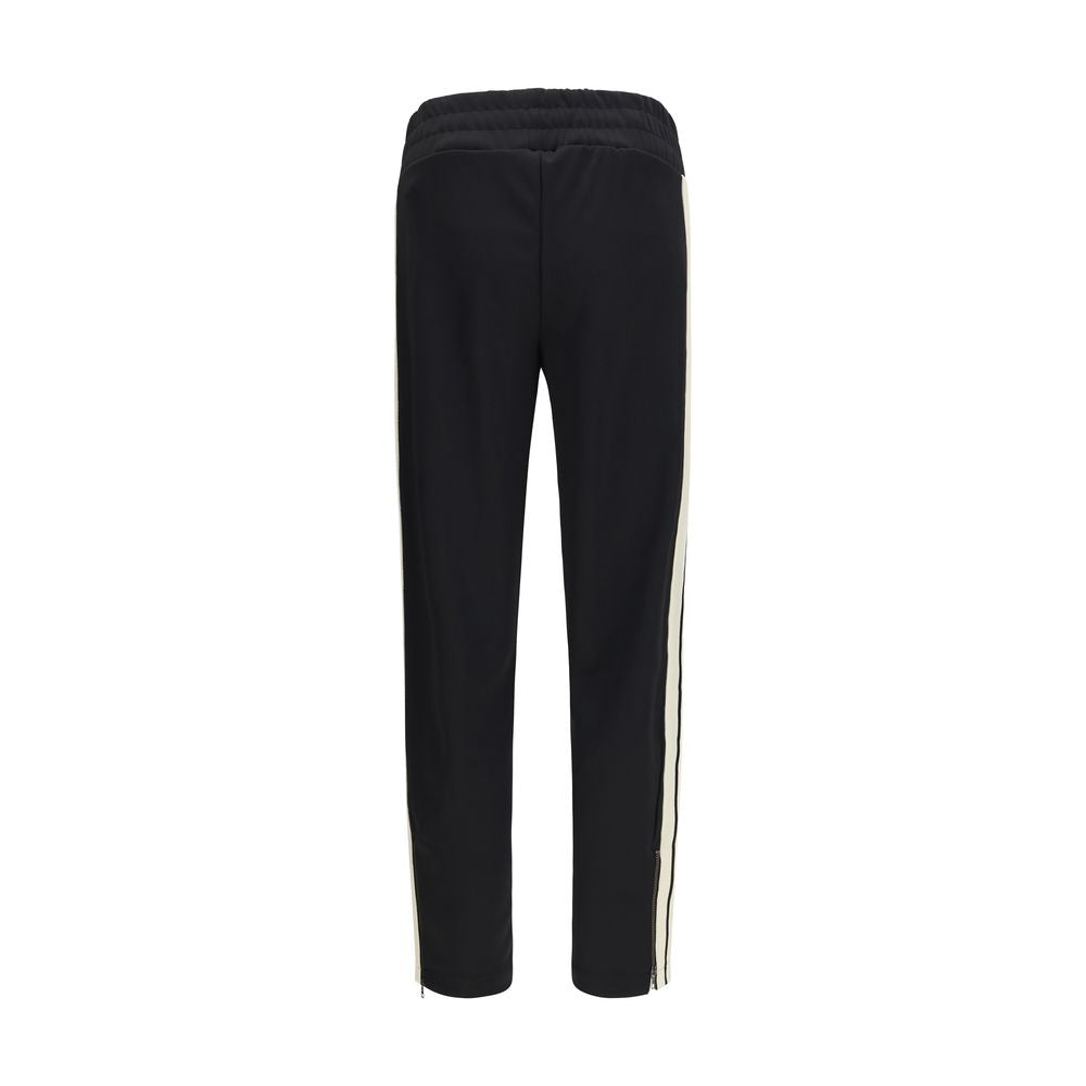 Palm Angels Black Polyester Athletic Pants