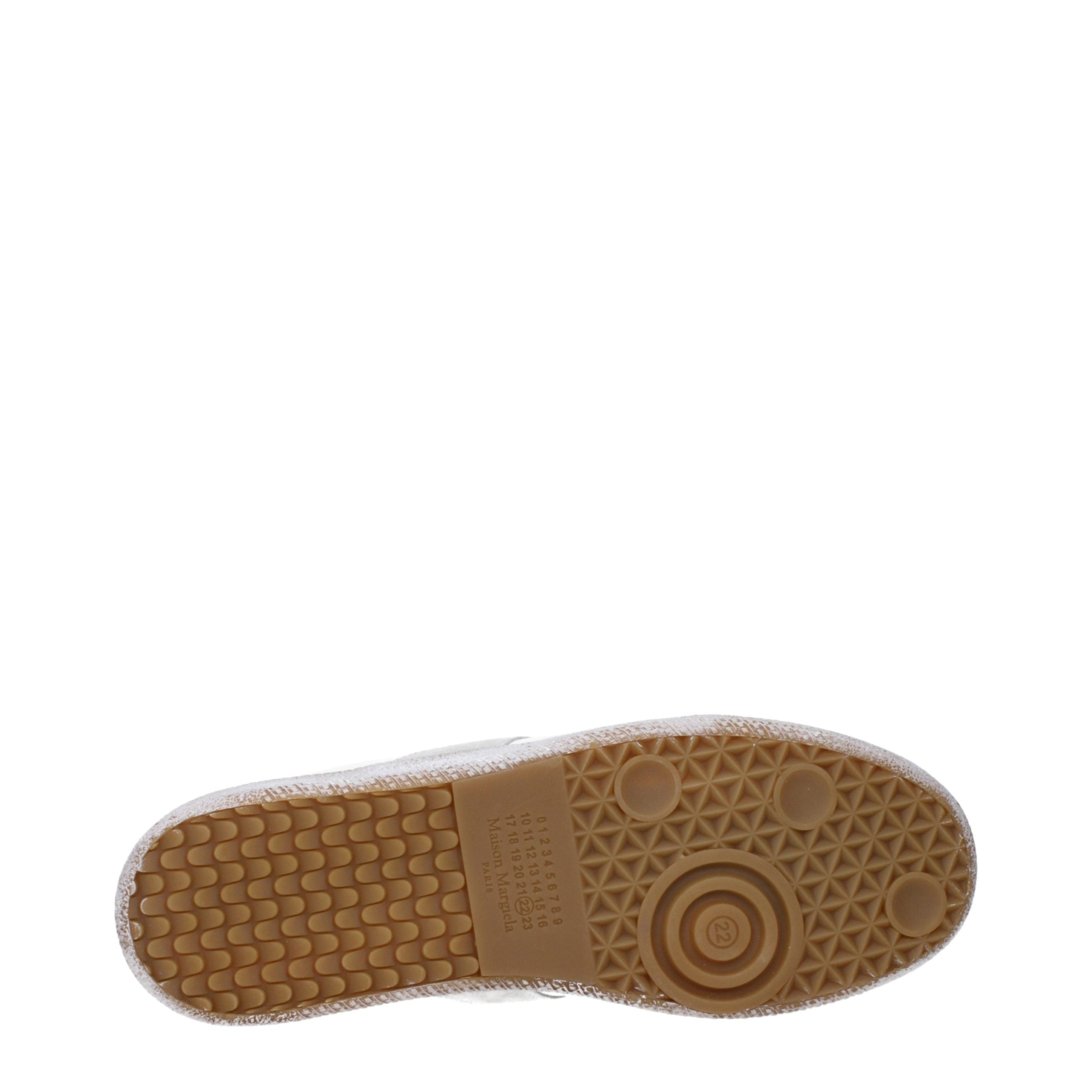 Maison Margiela Blue Leather Athletic Sneakers