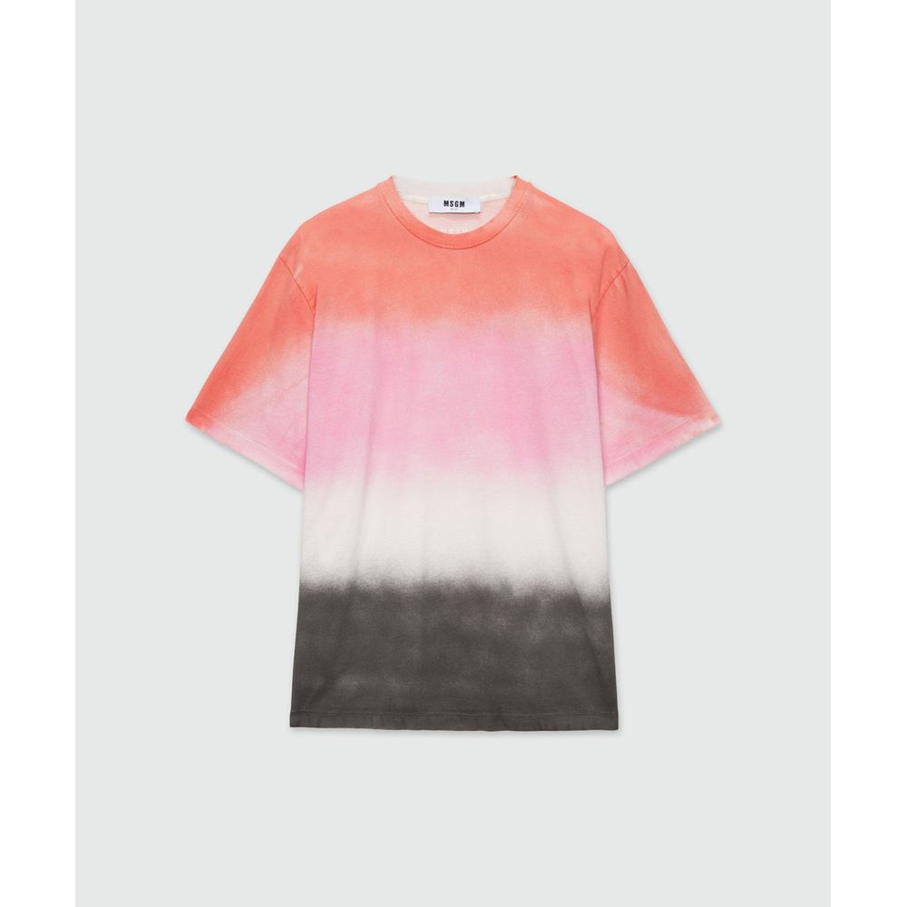 MSGM Multicolor Cotton T-Shirt