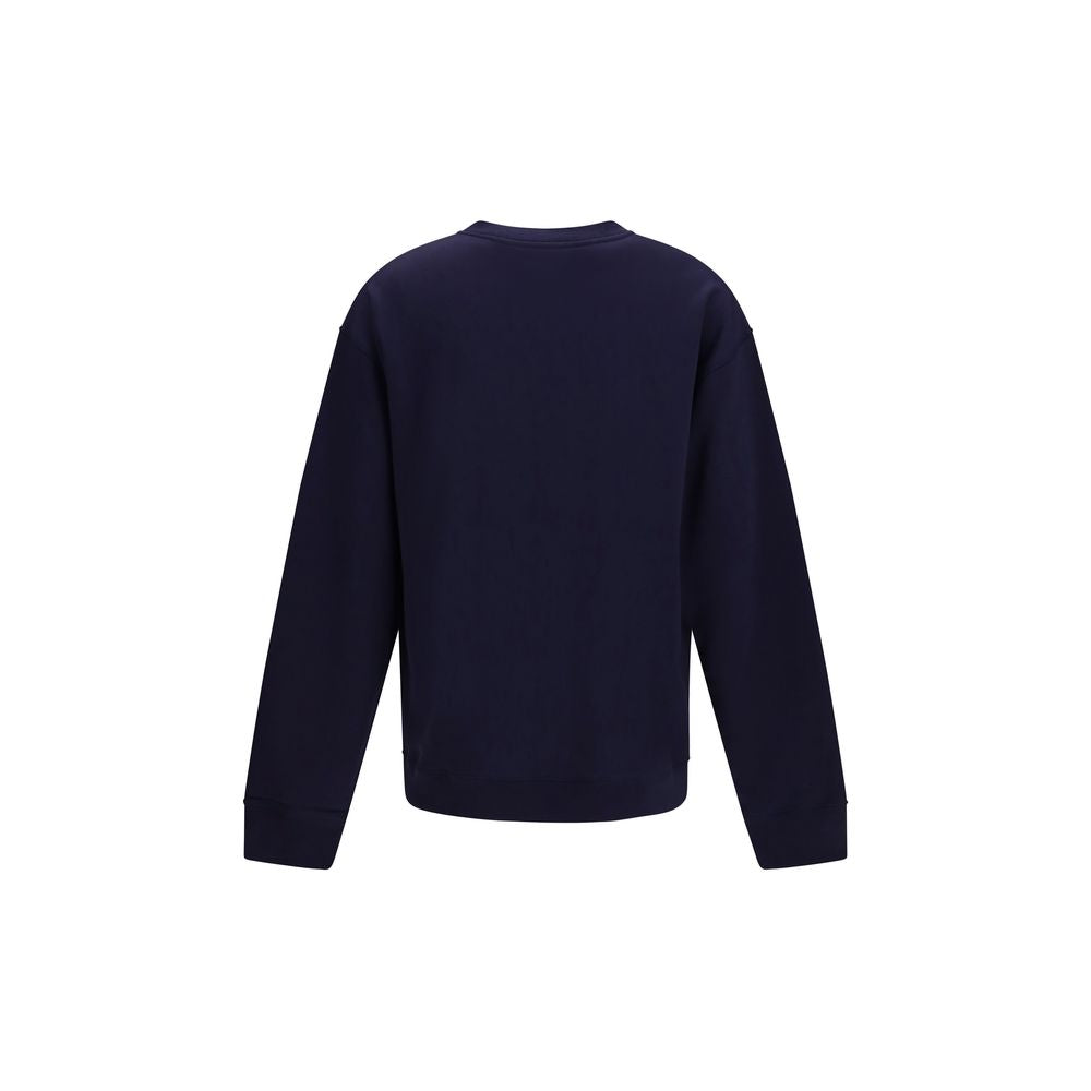 Balmain Blue Cotton Sweatshirt