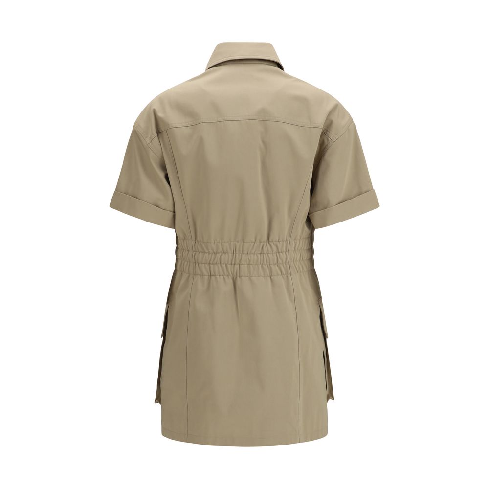 Balmain Beige Cotton Casual Dress