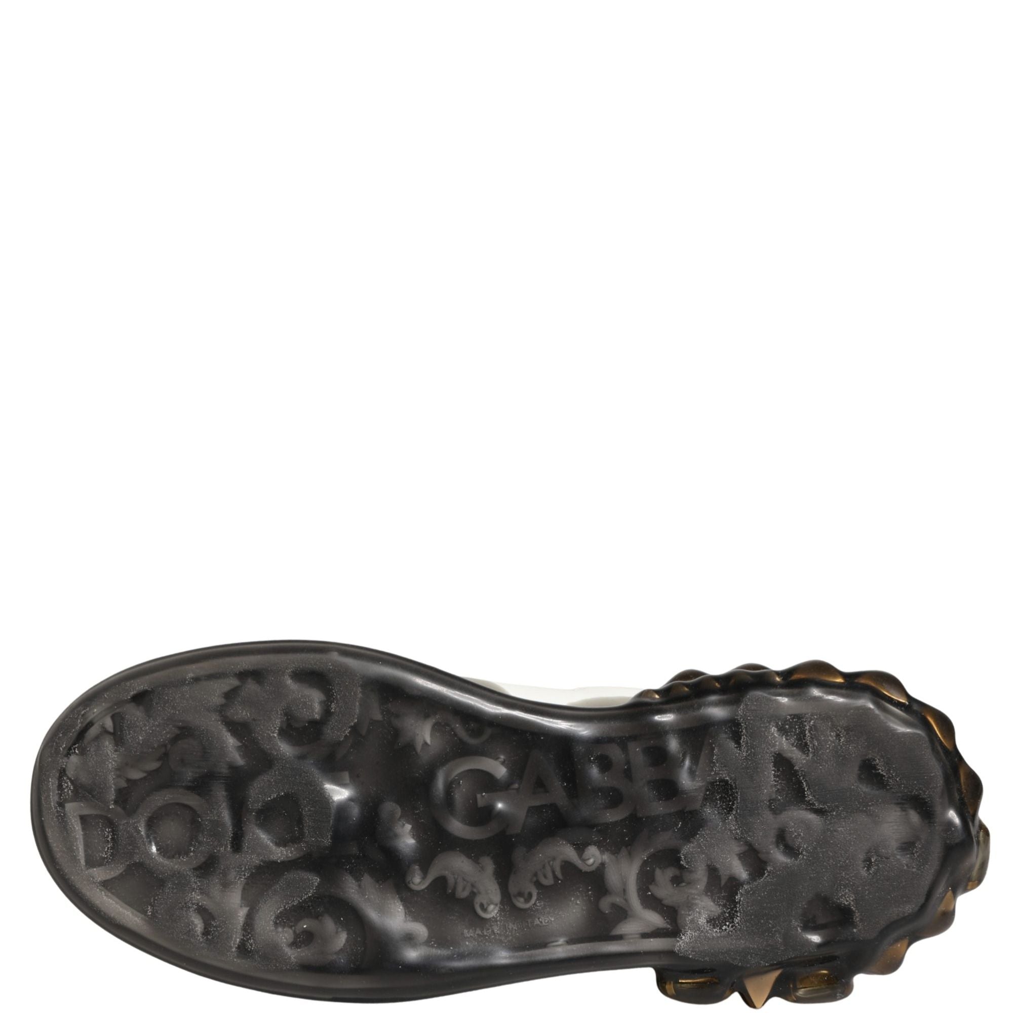 Dolce & Gabbana Multicolor Crystal StuddedLOVE Sneakers Shoes