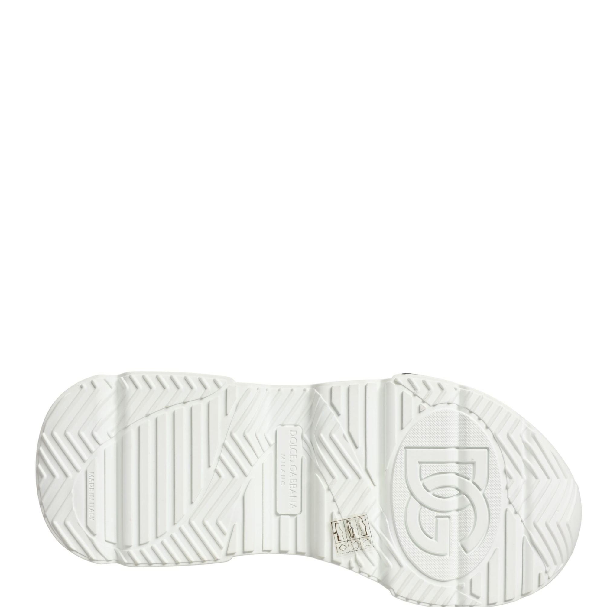 Dolce & Gabbana White Daymaster Graffiti Low Top Sneakers Shoes