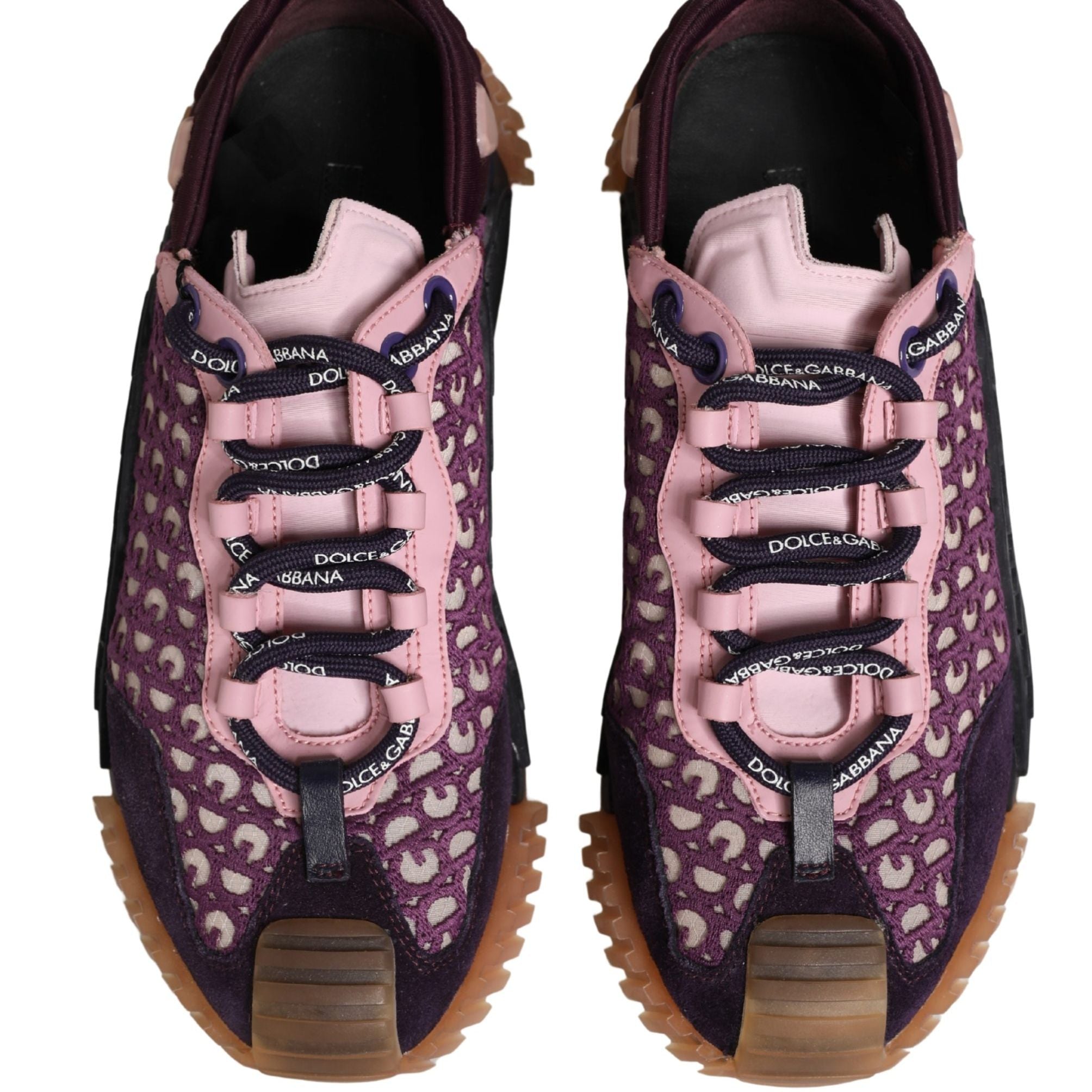 Dolce & Gabbana Multicolor Logo Low Top NS1 Sneakers Shoes