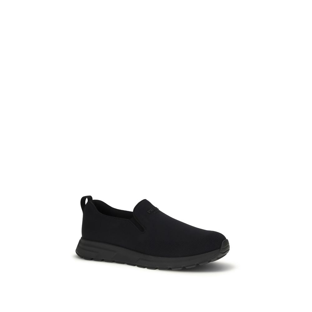 Prada Black Recycled Polyamide Sneakers