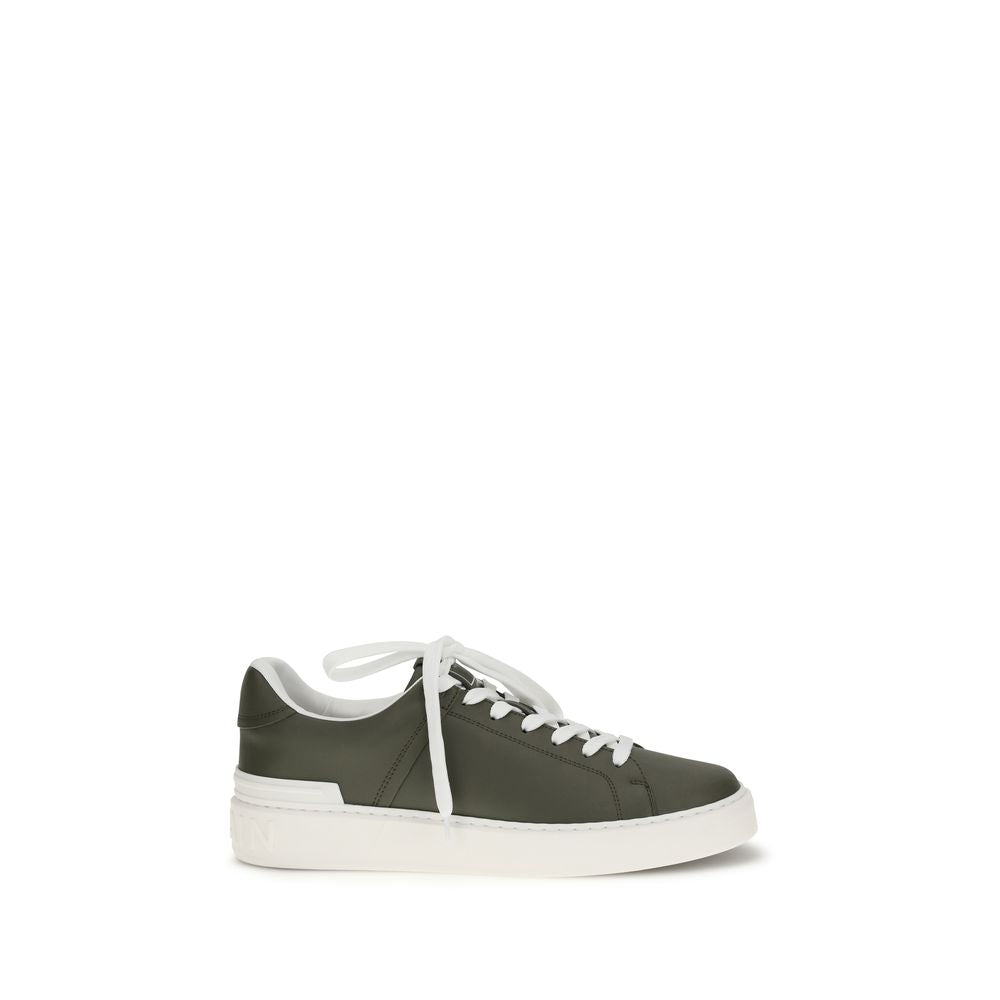 Balmain Bicolor Calf Leather Bos Taurus Low Top Sneakers
