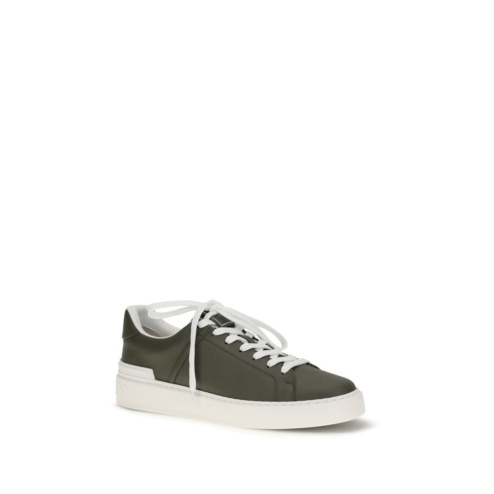 Balmain Bicolor Calf Leather Bos Taurus Low Top Sneakers