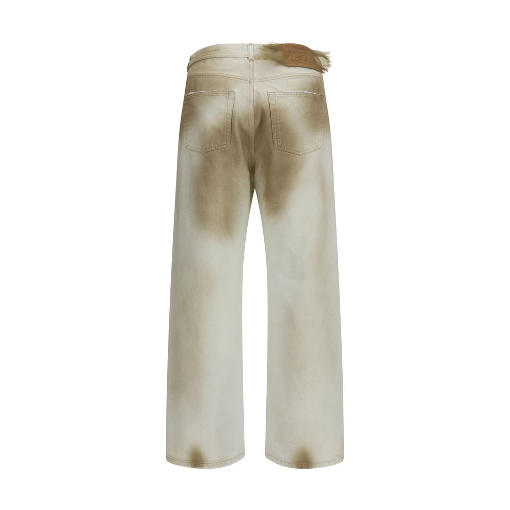 Magliano Beige Cotton Jeans Denim