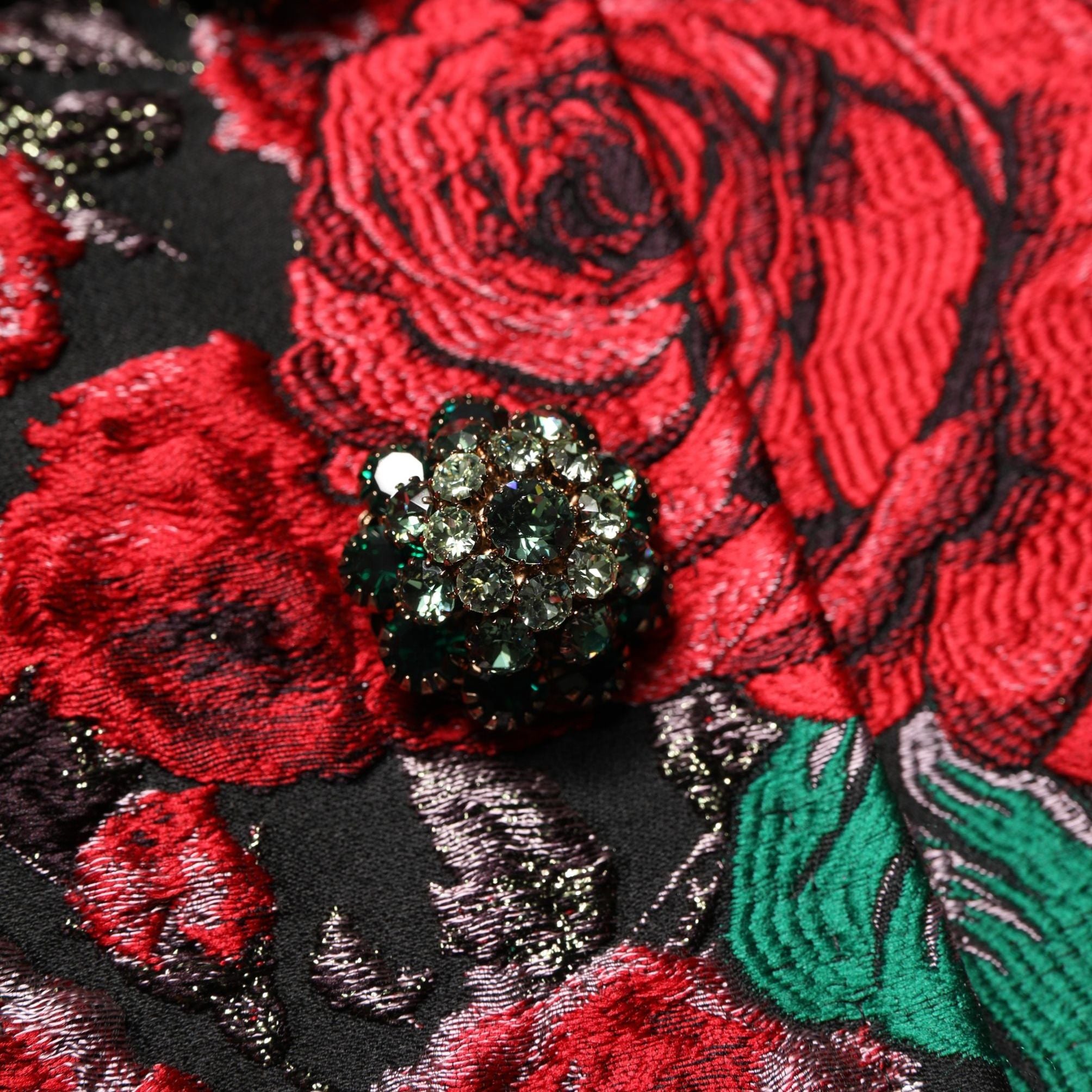 Dolce & Gabbana Multicolor Floral Brocade ButtonBlazer Jacket