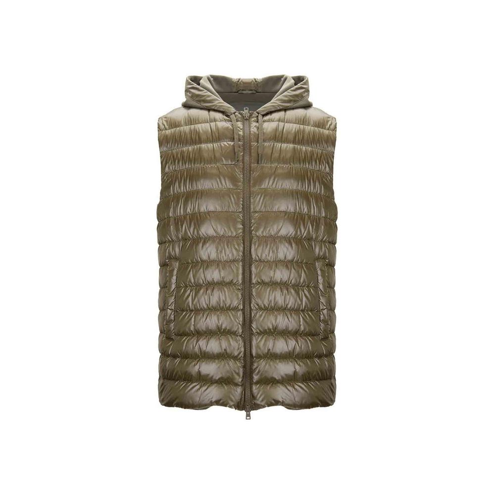 Herno Bicolor Polyamide Sleveless Jacket