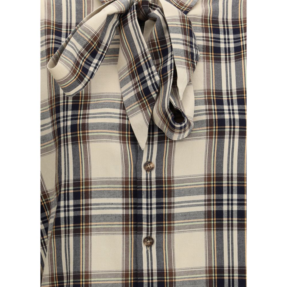 Saint Laurent Multicolor Cotton Pattern Shirt