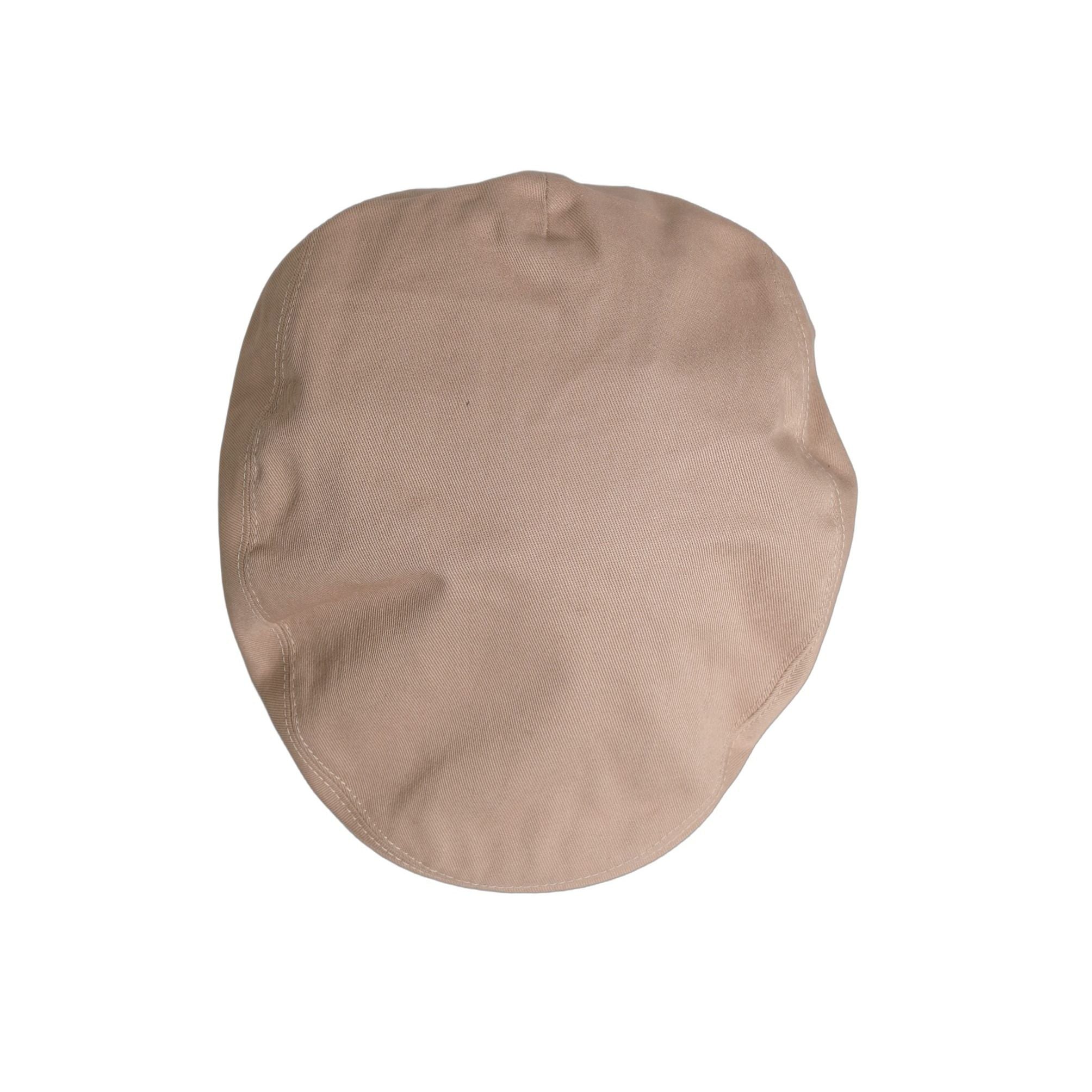 Dolce & Gabbana Men Beige Cotton Newsboy Cloth Capello Hat