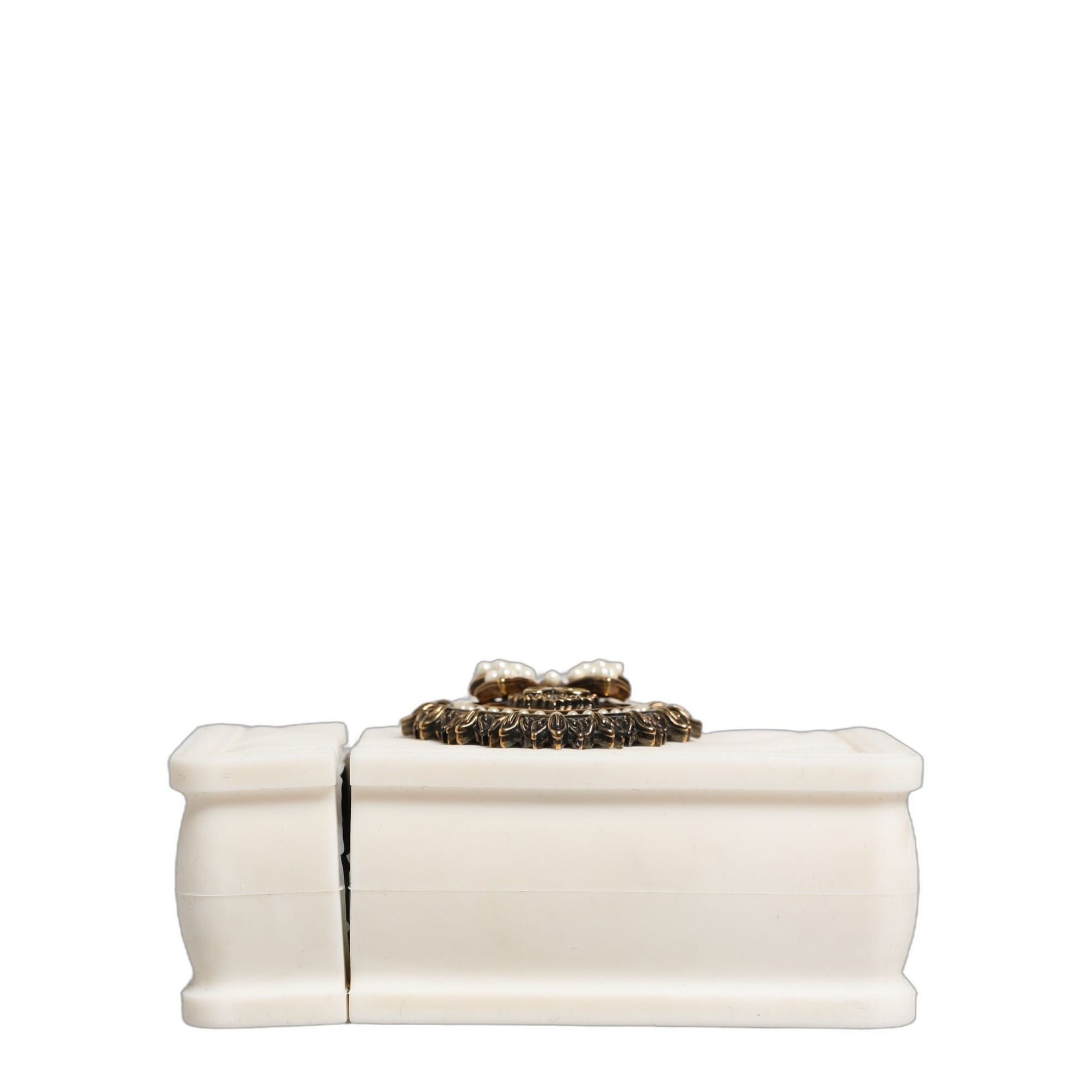 Dolce & Gabbana Case White Silicone Devotion Heart Cover Hand Bag Airpod