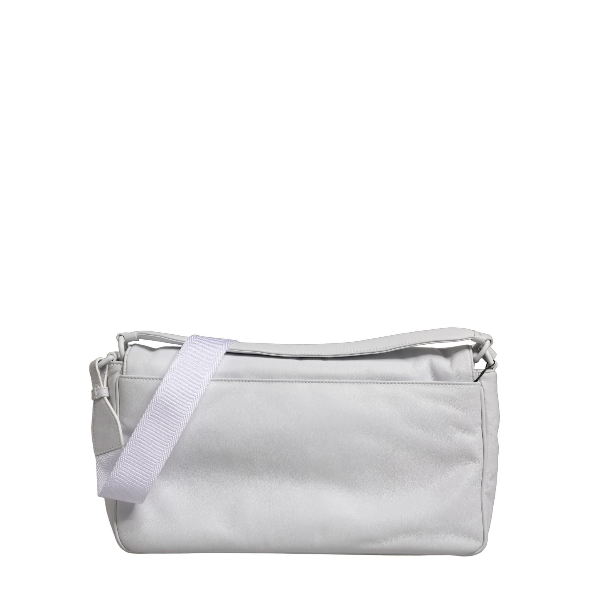 Dolce & Gabbana White Logo Plaque Crossbody Shoulder Borse Women Bag