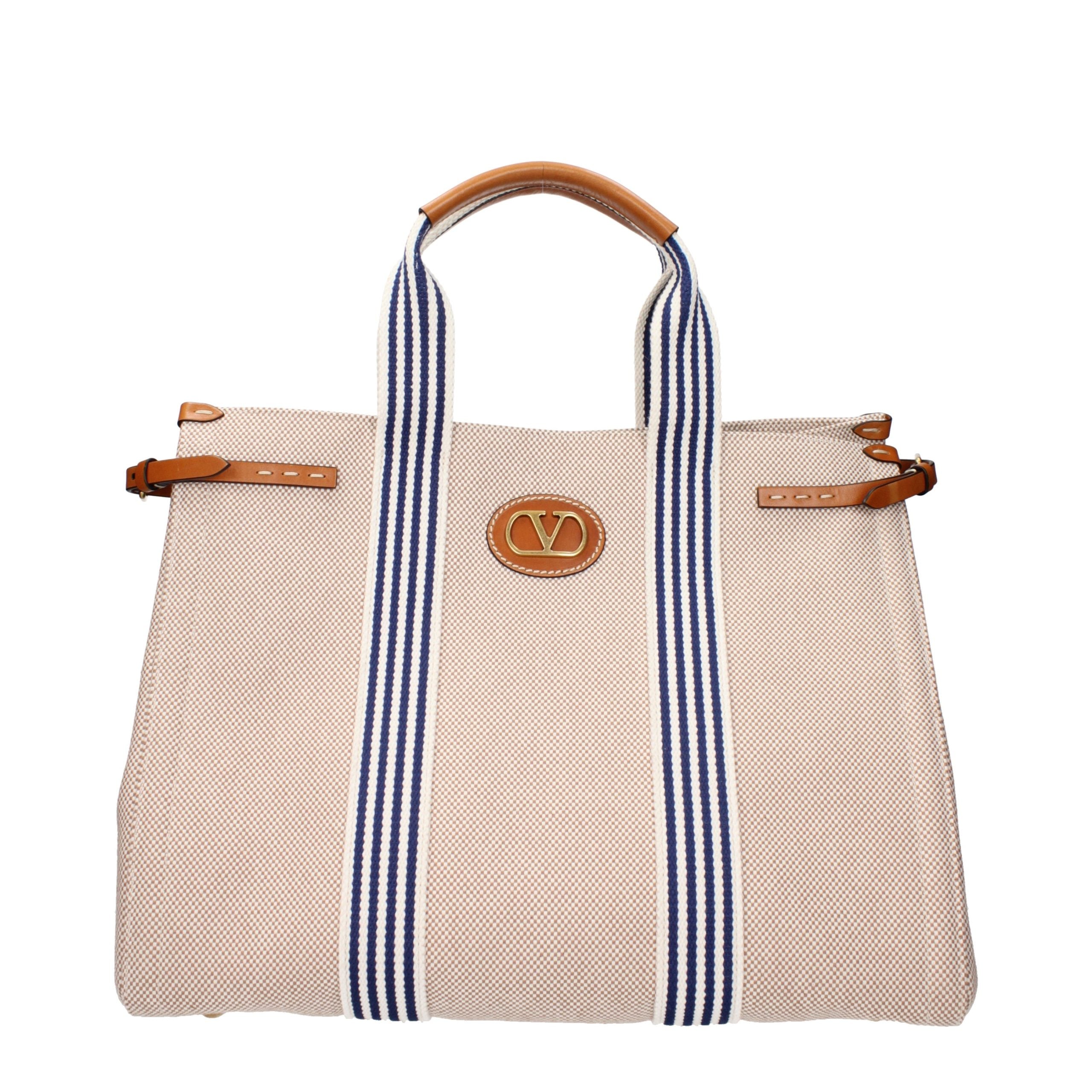 Valentino Garavani Beige Fabric Handbag