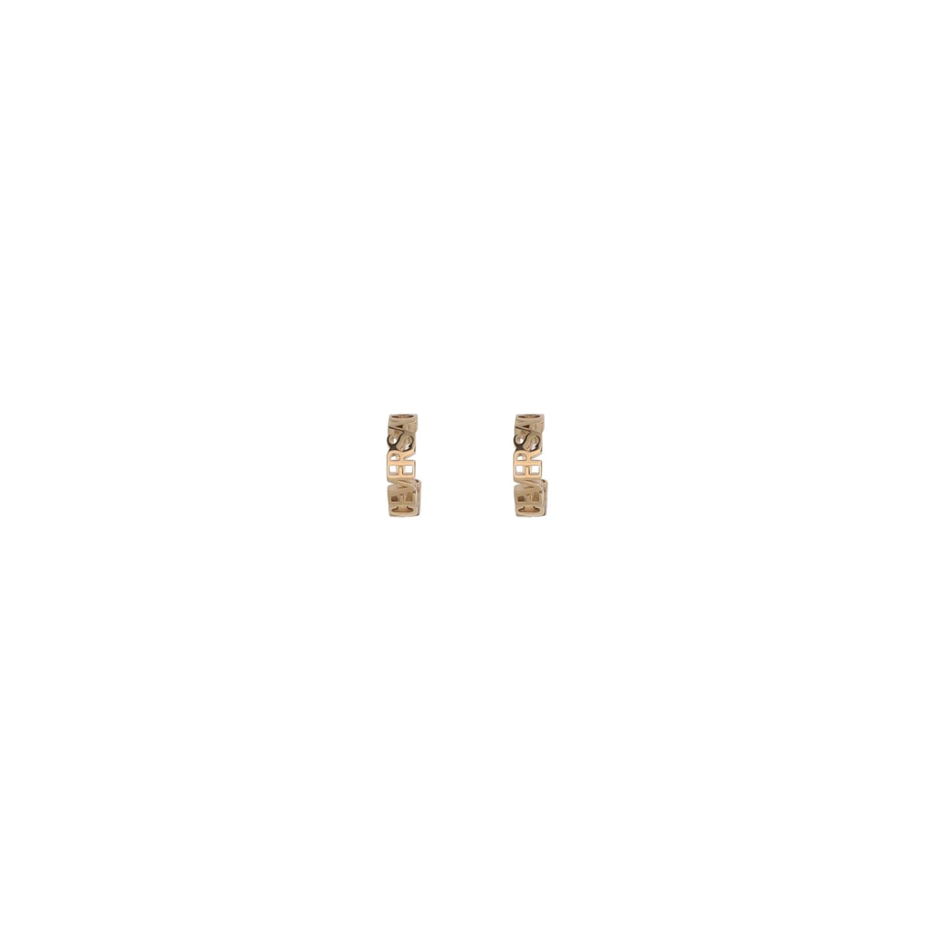 Versace Gold Brass Earrings